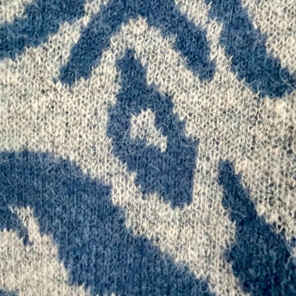 Anthropologie En Saison Mares Wool Blend Cropped Balloon Sleeve Sweater Womens M - Picture 10 of 14